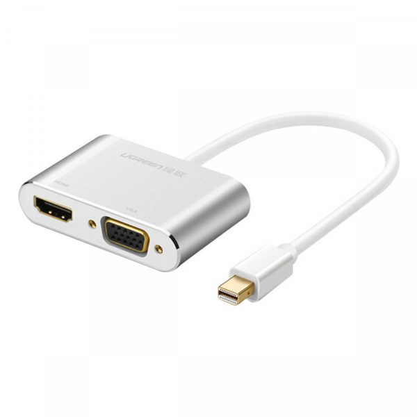 Cáp Chuyển Đổi Mini DisplayPort To HDMI + VGA Ugreen Chính Hãng