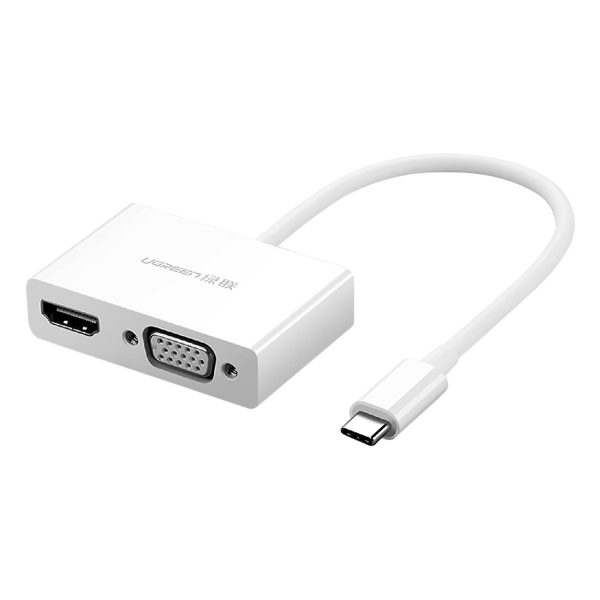 Cáp Chuyển Đổi Ugreen USB Type-C Sang VGA HDMI Chính Hãng